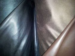 SIMILI CUIR MARRON DOUBLE SUEDINE