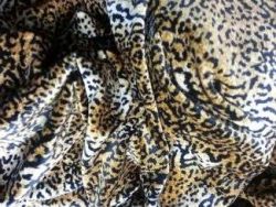 JERSEY VELOURS IMPRIME LEOPARD