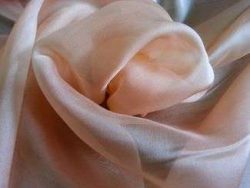 MOUSSELINE DE SOIE LISSE SAUMON