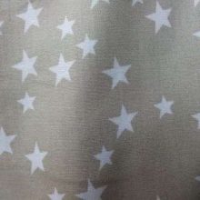 240-1.jpg COTON IMPRIME ETOILES BEIGES