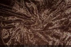 PANNE DE VELOURS MARRON CHOCOLAT