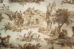 TOILE DE JOUY CHOCOLAT