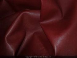 SIMILI CUIR ROUGE-BORDEAUX