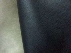 SIMILI CUIR NOIR DOUBLE FOURRURE