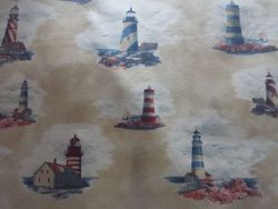 TISSU MOTIF MARIN COULEUR