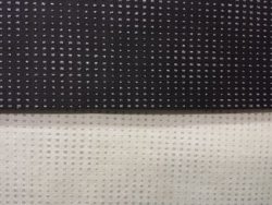 SIMILI CUIR NOIR OU BLANC PAILLETE