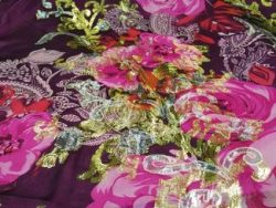 SATIN OU MOUSSELINE DE SOIE IMPRIMEE 21