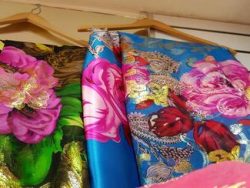 SATIN OU MOUSSELINE DE SOIE IMPRIMEE 22