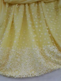 DENTELLE BRODEE FLEURS