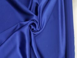 SATIN DE SOIE BLEU