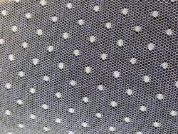 TULLE PLUMETIS BLANC