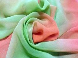 MOUSSELINE DEGRADEE ARC EN CIEL