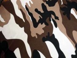 COTON CAMOUFLAGE MILITAIRE BEIGE