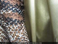 SIMILI CUIR BRONZE DOUBLE FACE
