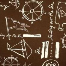 maritime3-1.jpg TISSU MOTIF MARITIME MARRON