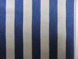 JERSEY RAYURE BLEU