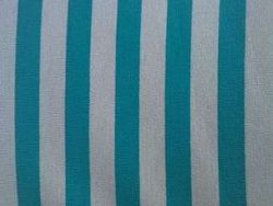 JERSEY RAYURE BLEU TURQUOISE