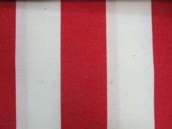 TOILE ROUGE BLANC