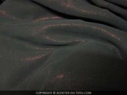 MOUSSELINE IRISEE NOIRE