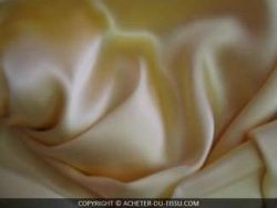 SATIN DE SOIE BEIGE