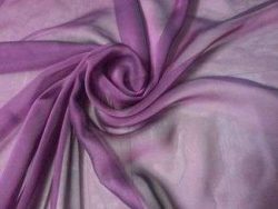 tissuaf47.jpg TISSU MOUSSELINE CHANGEANTE PRUNE