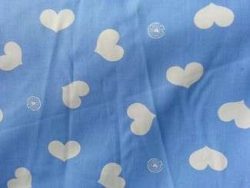 tissuah60.jpg COTON IMPRIME COEUR BLEU