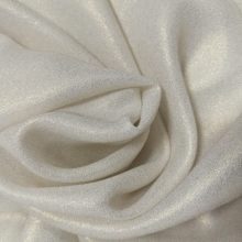 TISSU MOUSSELINE IRISÉE BLANCHE