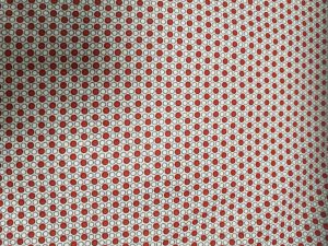 Tissu coton imprimé 28 rouge