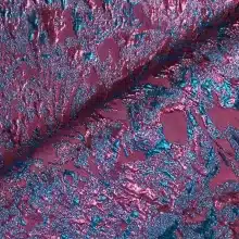 Tissu texturé violet et turquoise chatoyant
